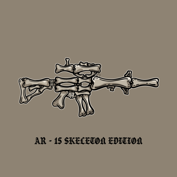 Ar - 15 Skeleton Edition