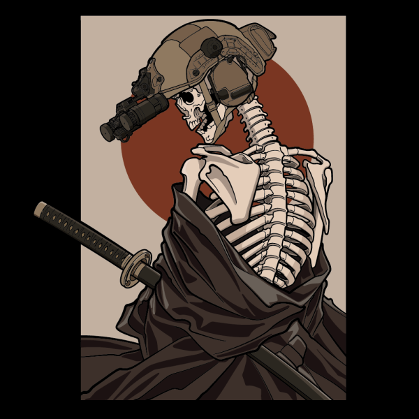 Samurai Skeleton